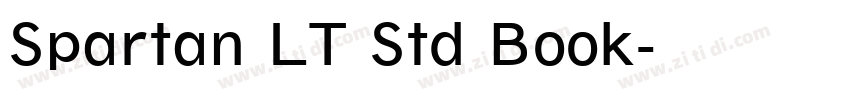 Spartan LT Std Book字体转换
